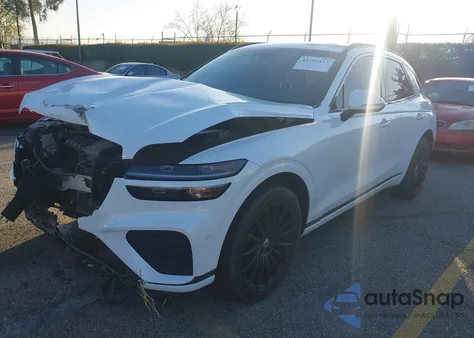 2022 Genesis Gv70 3.5T Awd Sport из США, поврежденный, VIN KMUMCDTC9NU034375